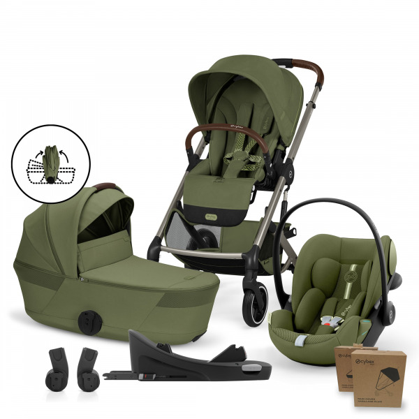 CYBEX Gold Balios 2026 4in1 �sszecsukhat� m�zessel All Weather - Moss Green